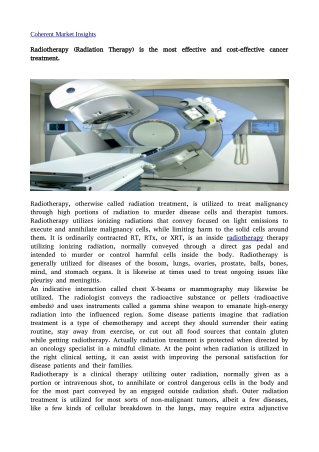 Radiotherapy29