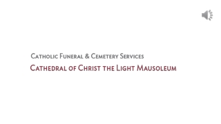 Get A Cremation Services at Holy Sepulchre Cemetery