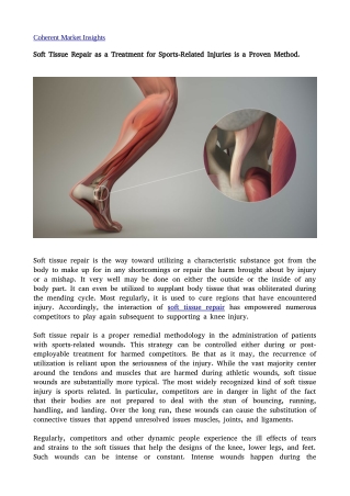Soft Tissue Repair29