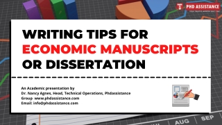 Writing Tips For Economic Manuscripts Or Dissertation - Phdassistance