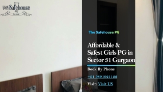 Best Girls PG in Sector 31 Gurgaon: SafehousePG