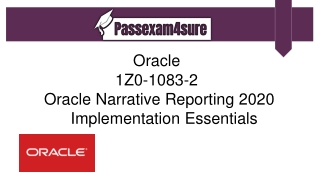 PassExam4Sure | Latest 1Z0-1083-20   Dumps  with  PDF and 1Z0-1083-20  Questions