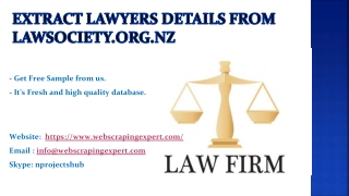 Extract Lawyers Details from Lawsociety.org.nz