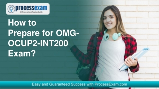 Make your Career in OMG OCUP 2 Intermediate (OMG-OCUP2-INT200) Certification