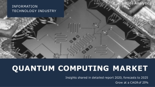 Quantum computing market insights shared in detailed report 2020 to 2025