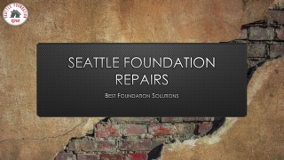 Now Solve Every Common Foundation Problems Easily