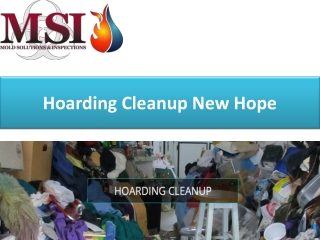 Hoarding Cleanup New Hope
