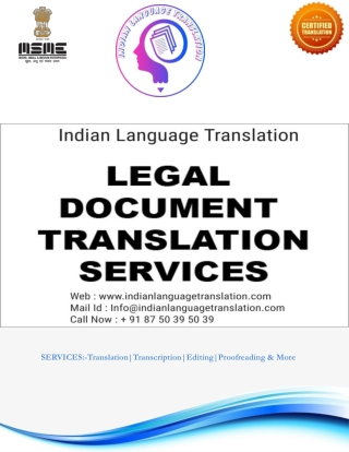 Translation Companies In India |Certified Translation in Delhi