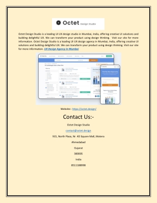 UX Design Agency | Octet.design