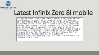infinix zero 8i
