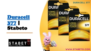 Duracell 377 Battery