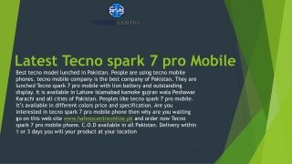 tecno spark 7 pro