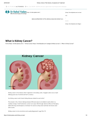 What is Kidney Cancer?