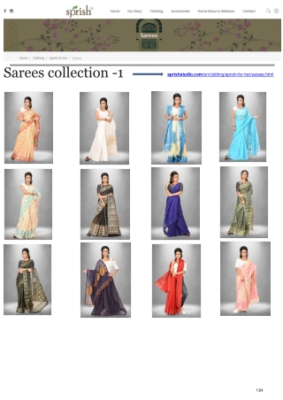Buy Latest Sarees Online-Best Sarees Online-Sprish