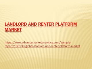 Landlord and Renter Platform Market
