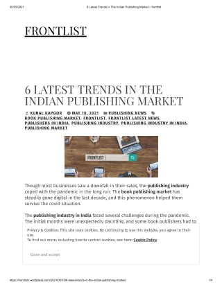 6 Latest Trends in The Indian Publishing Market