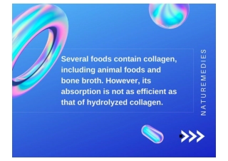 Collagen peptides - Naturemedies.ca