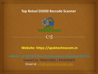 Top Retsol D2030 Barcode Scanner - SPOK Technocom
