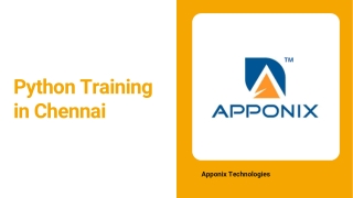Python Training in chennai