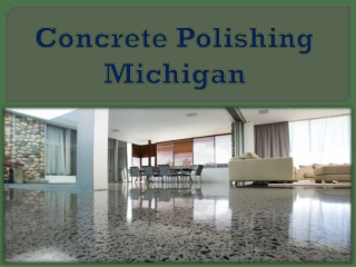 Concrete Polishing Michigan