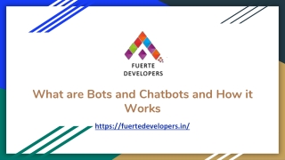 What are Bots and Chatbots and How it Works