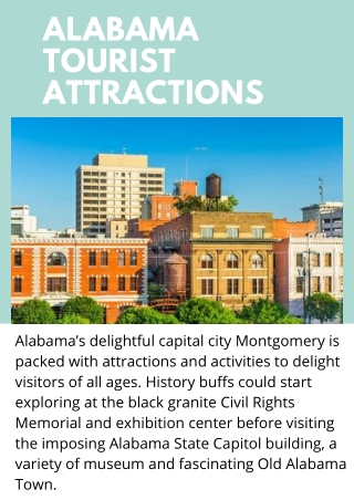 The Most Popular  Alabama Tourist Attractions