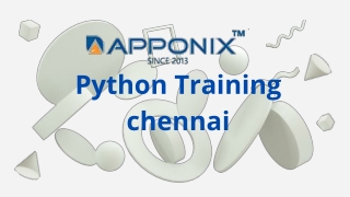 Python Training in chennai
