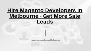 Hire Magento Developers In Melbourne - More Sale Magento Developers melbourne