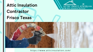 Attic Insulation Contractor Frisco Texas