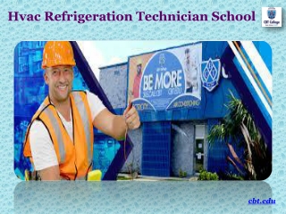 Hvac refrigeration technician school