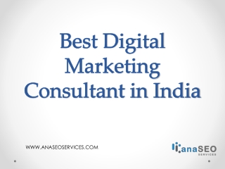 Best Digital Marketing Consultant in India - www.anaseoservices.com