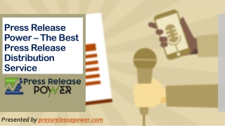 Press Release Power – The Best Press Release Distribution Service