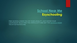School Near Me | Ezyschooling