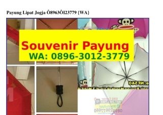 Payung Lipat Jogja 089Ꮾ_౩0I2_౩779[WhatsApp]