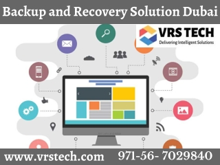Know the Importance of Backup and recovery solution Dubai