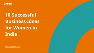 10 Successful Business Ideas for Women in India