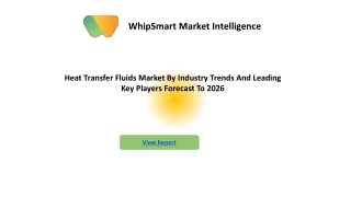 heat transfer fluids market