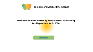 PPT antimicrobial textile market