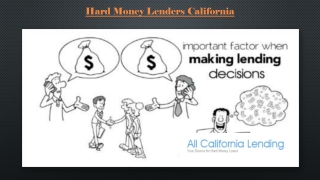 Hard Money Lenders California