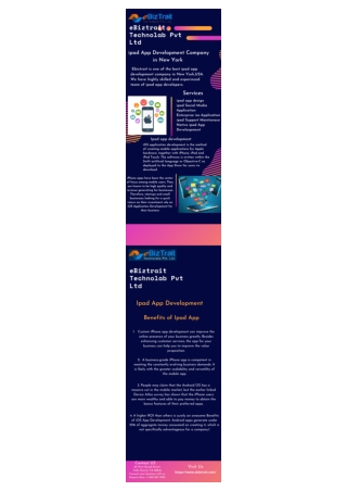 ipad App Development Company in New York