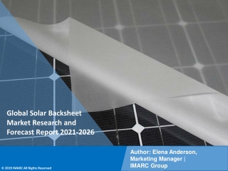 Solar Backsheet Market PDF: Research Report, Upcoming Trends, Demand, Regional