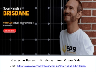 Get Solar Panels in Brisbane