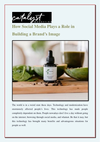 How Social Media Plays a Role in Building a Brand’s Image