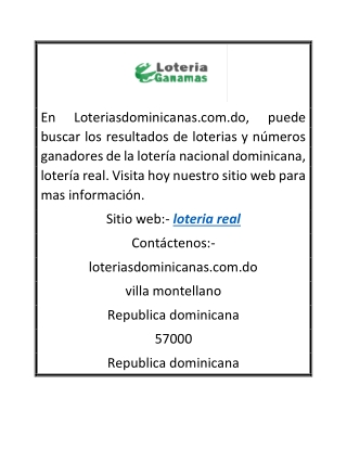 encuentra los resultados de la loteria real de hoy