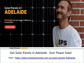 Get Solar Panels in Adelaide