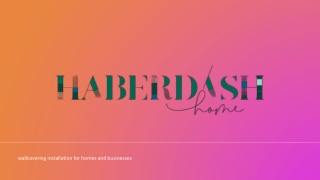 Modernize your home, office or business by Haberdash Home