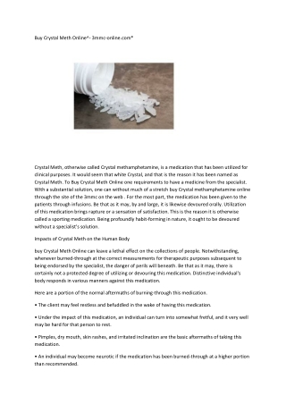 Buy Crystal Meth Online^- 3mmc-online.com.pdf