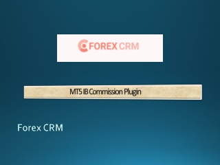MT5 IB Commission Plugin