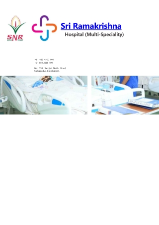 Top ICU hospital | Critical care specialist- Sri Ramakrishna Hospital