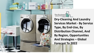 Dry-Cleaning And Laundry Services Market Industry Analysis, Size, Share, Trends
